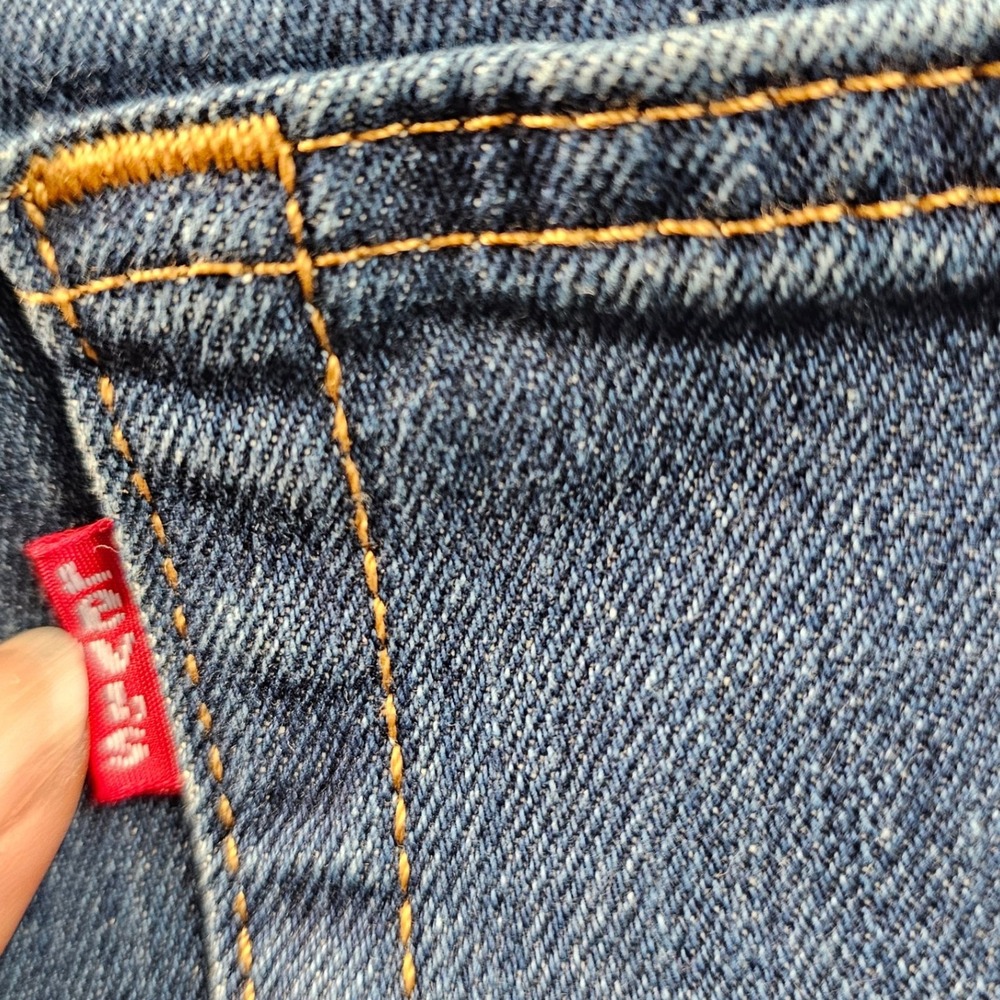 Levi's 511 Jeans Men's 36x30 Blue Denim Red Tab Streetwear Festival Straight Leg - Picture 11 of 15
